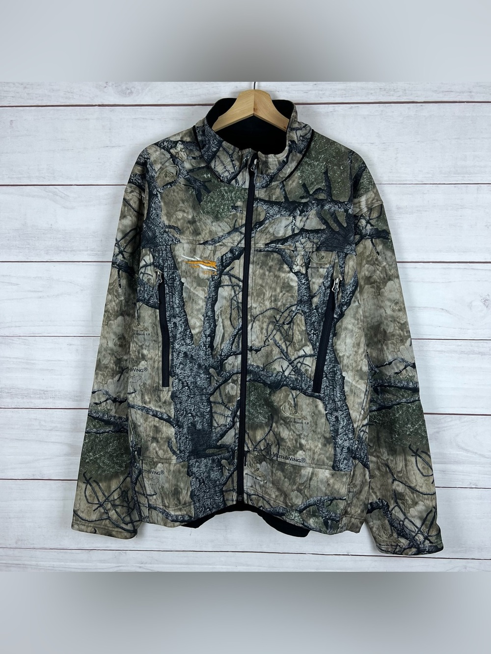 Sitka Gear Camo Full Zip Jacket Men's Mothwing Mountain Mimicry 1.0 Hunting XL